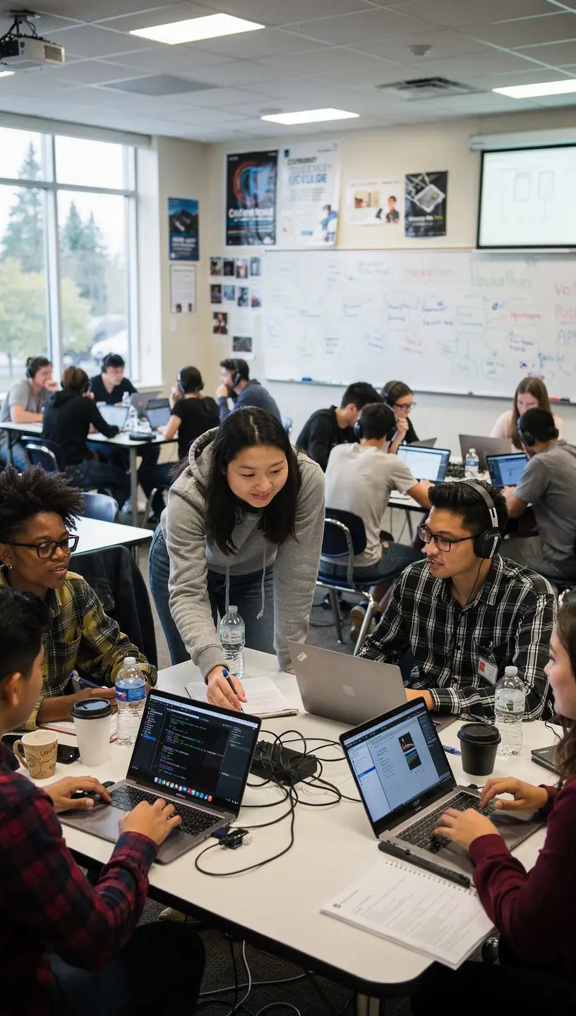 Automation in manufacturing processes with advanced technology.